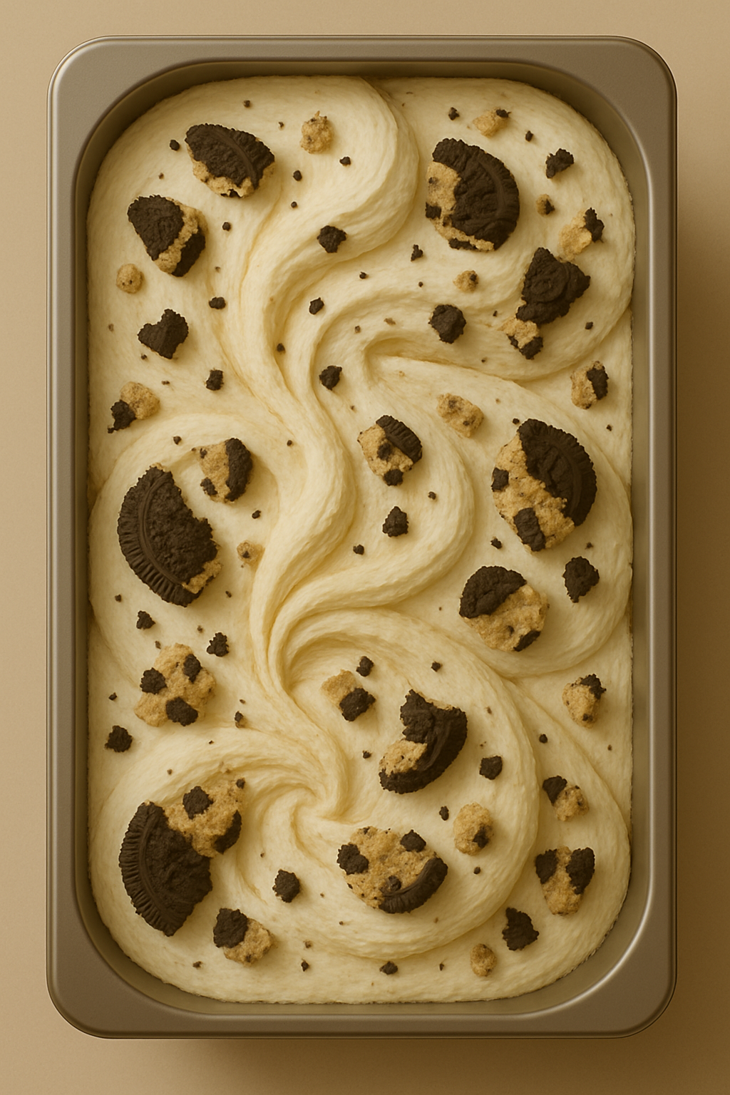 Helado de Vainilla con cookies artesanal en San Pedro del Pinatar